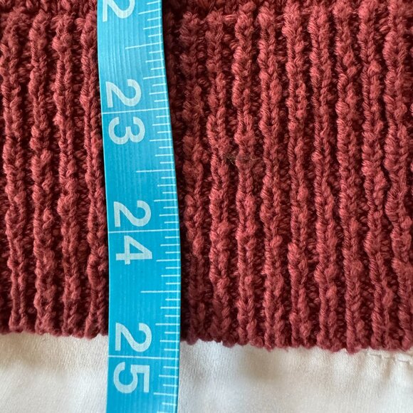 Coldwater Creek 100% Slub Cotton Rose Short Sleeve Sweater, size XL - Picture 5 of 9